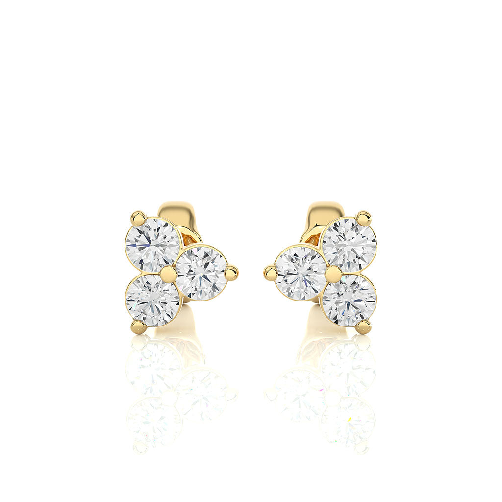 18k Real Diamond Earring JGD-2305-08704
