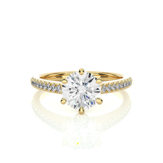 18k Real Diamond Ring JGD-2305-08756