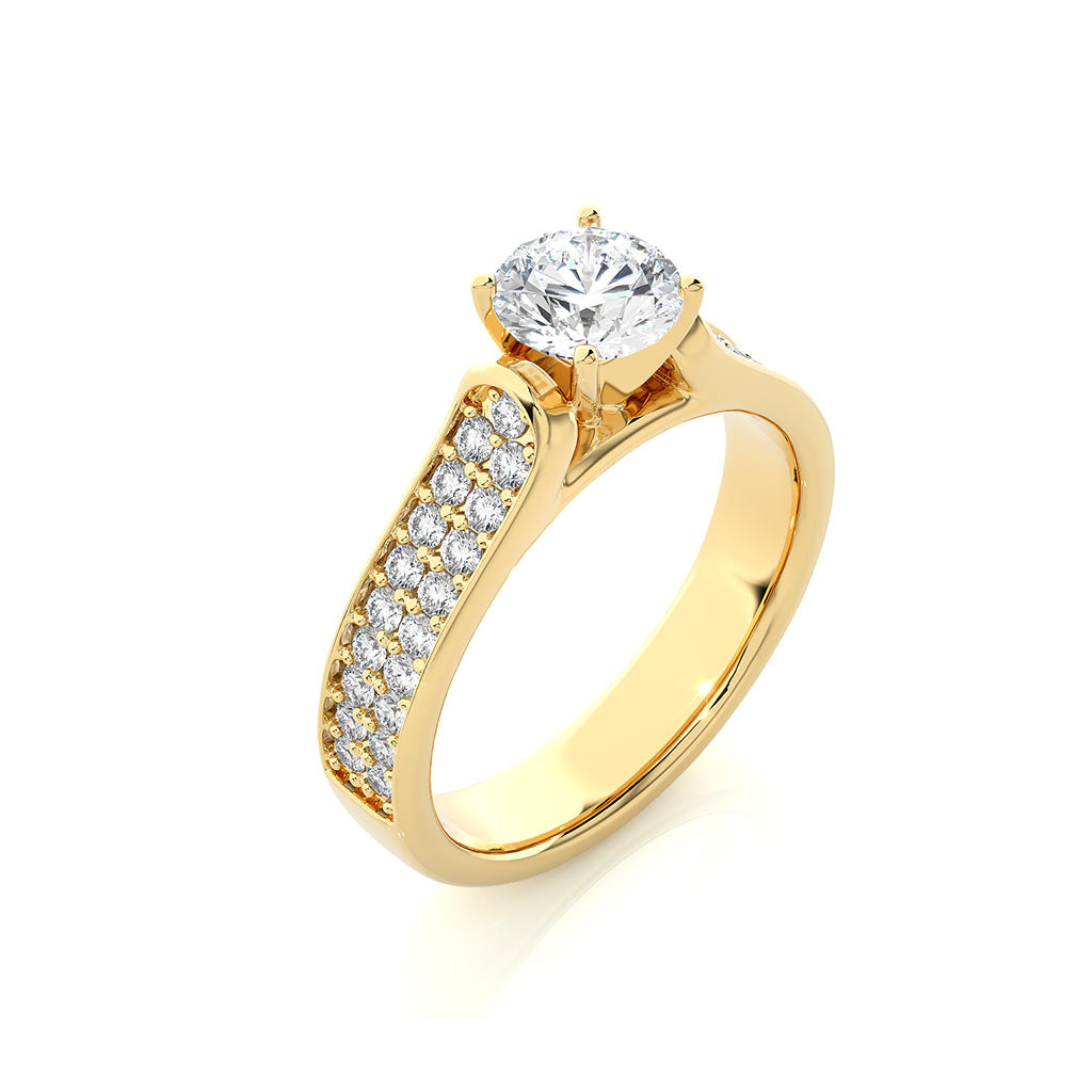 18k Real Diamond Ring JGD-2305-08798