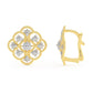 18k Plain Gold Earring JGD-2308-09130