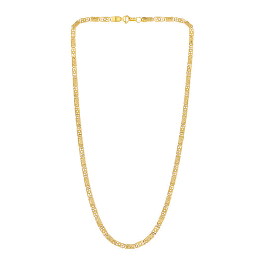 22k Plain Gold Chain JGS-2108-04317