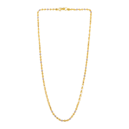 22k Plain Gold Chain JGS-2108-04320