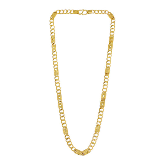 22k Plain Gold Chain JGS-2108-04340