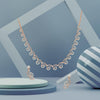 18k Real Diamond Necklace Set JGS-2207-06569