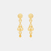 22k Plain Gold Earring JGS-2207-06577