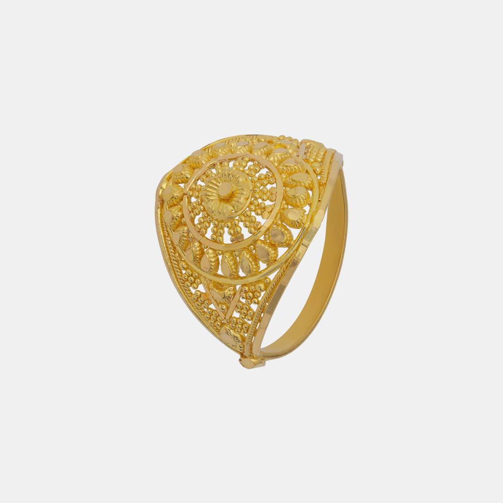 22k Plain Gold Ring JGS-2306-08900