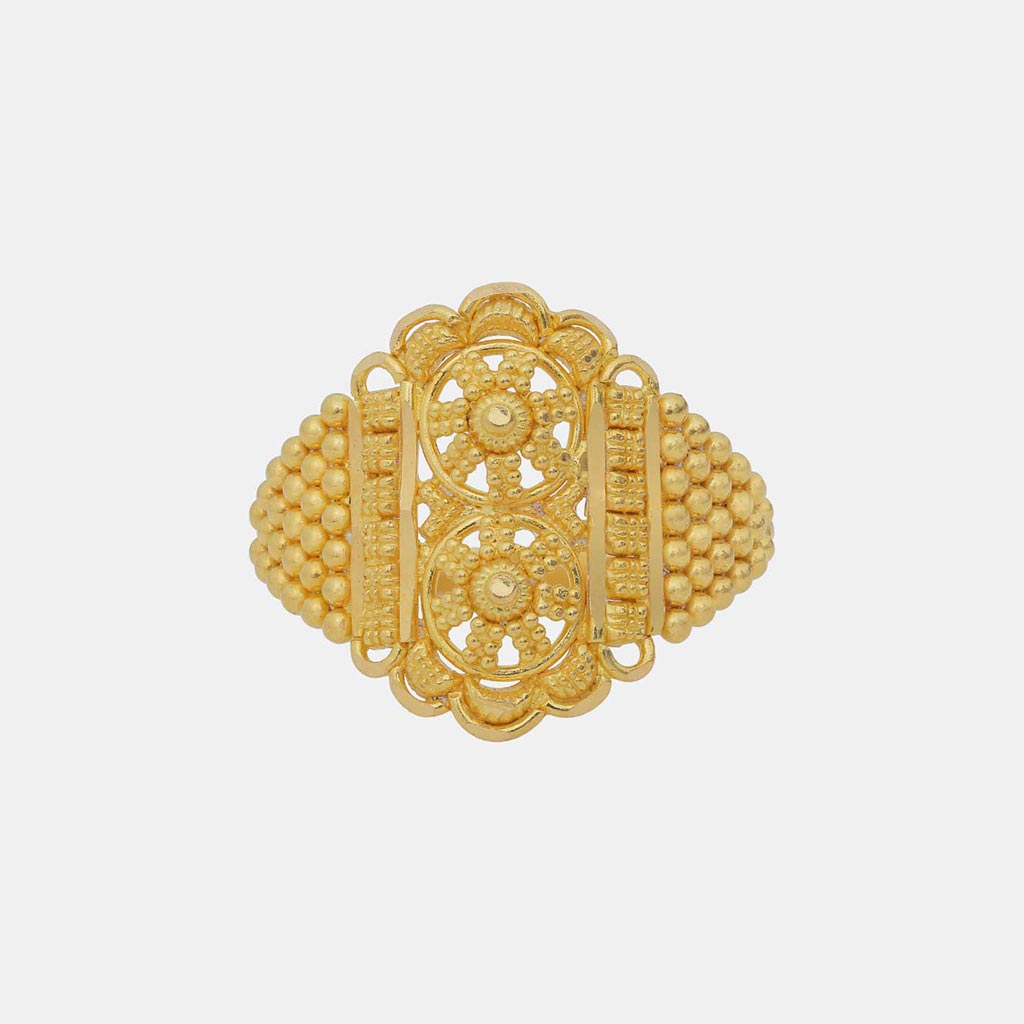 22k Plain Gold Ring JGS-2306-08901