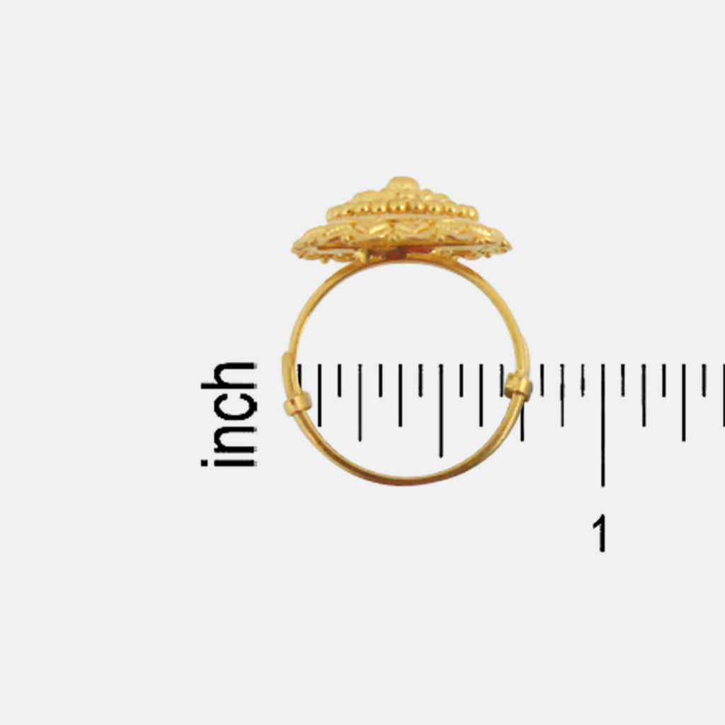 22k Plain Gold Ring JGS-2306-08930