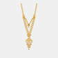 22k Plain Gold Necklace JGS-2307-08990