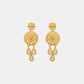 22k Plain Gold Earring JGS-2307-08991