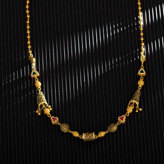 22k Antique Necklace JGS-2307-08999