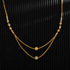 22k Plain Gold Necklace JGS-2307-09002