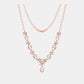 18k Real Diamond Necklace Set JGS-2307-09006