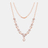18k Real Diamond Necklace Set JGS-2307-09006