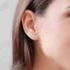 18k Real Diamond Earring JGS-2307-09013