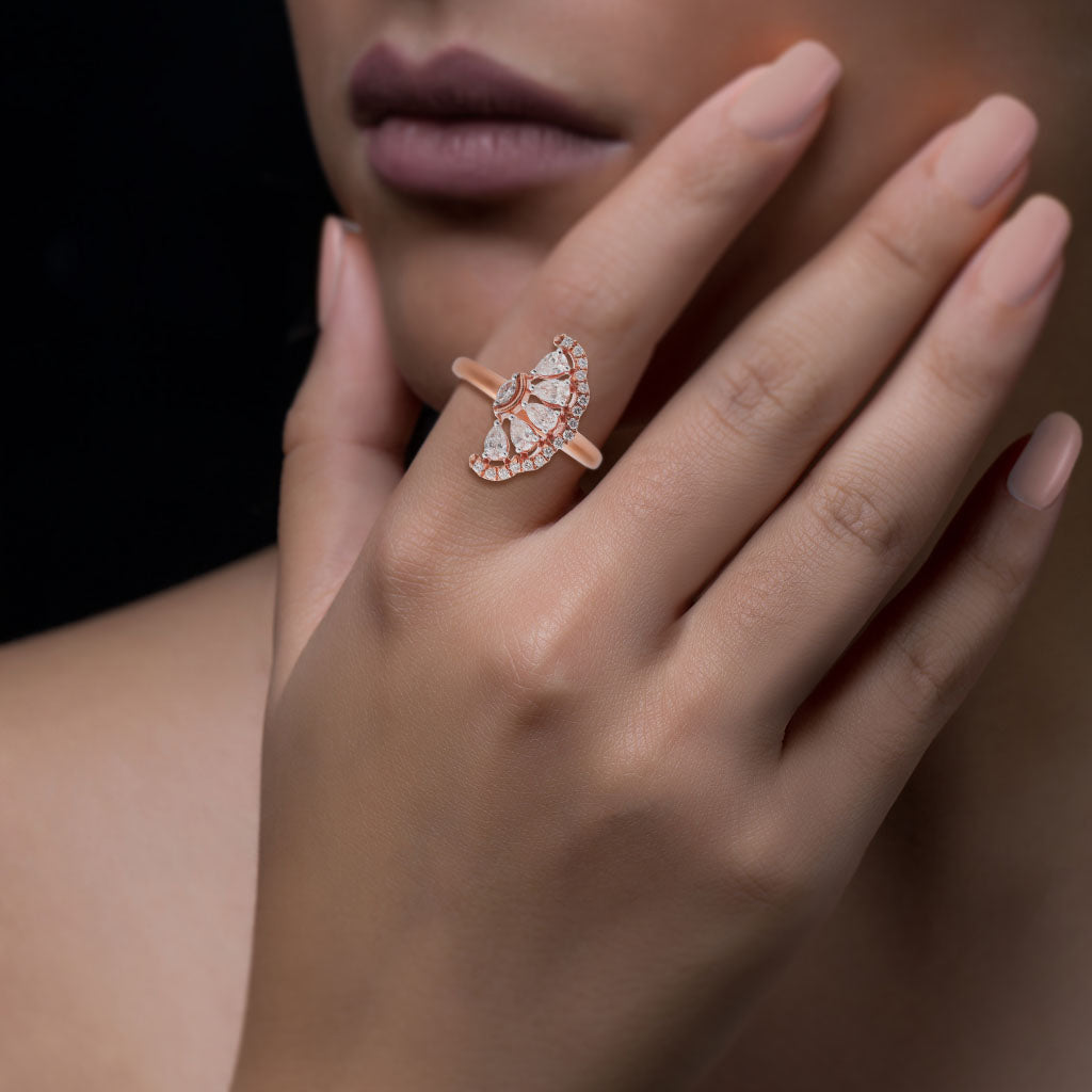 18k Real Diamond Ring JGS-2311-09307