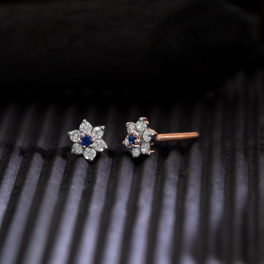 18k Real Diamond Earring JGS-2312-09366