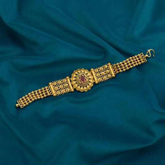 22k Plain Gold Bracelet JGS-2312-09379