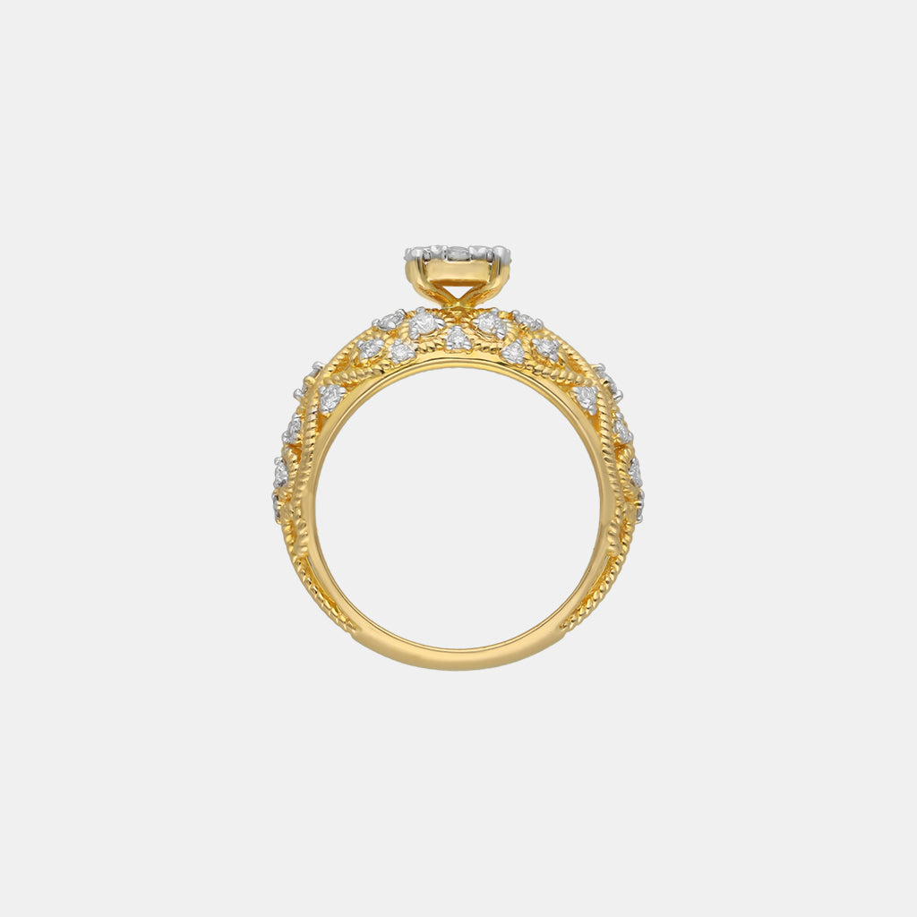 18k Real Diamond Ring JCG-2208-07070