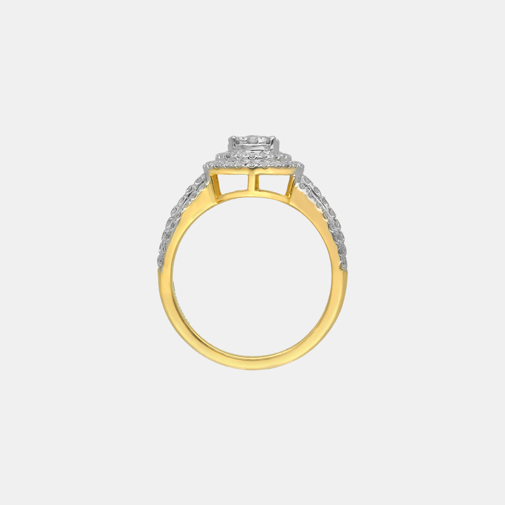 18k Real Diamond Ring JCG-2208-07071