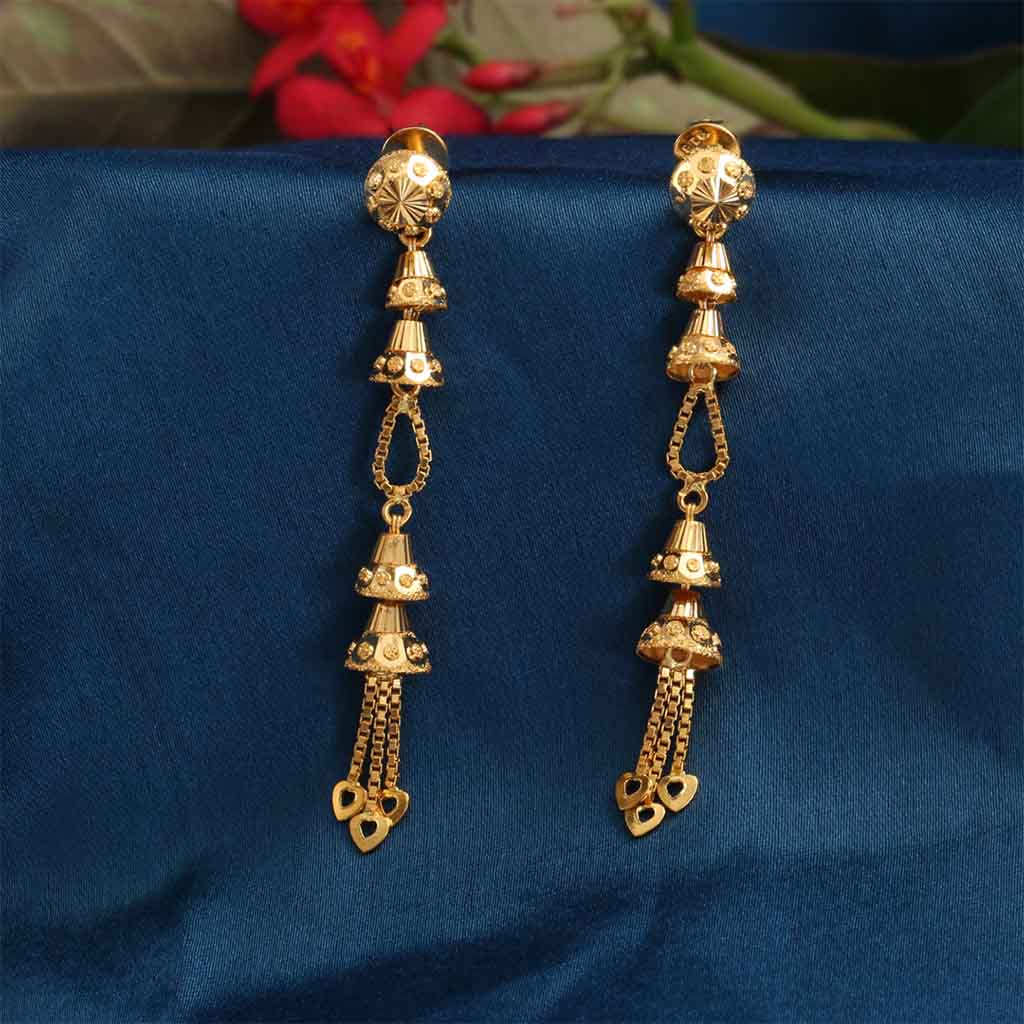 Details 110+ earrings latkan gold latest