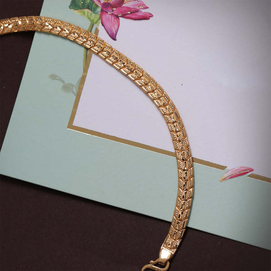 22k Plain Gold Bracelet JG-1811-1297