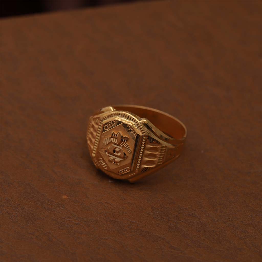 22k Plain Gold Ring JG-1812-1615