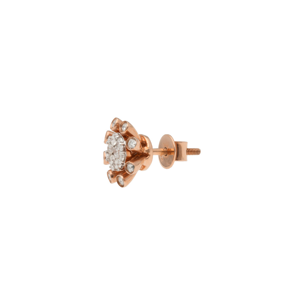 18k Real Diamond Earring JG-1901-3126