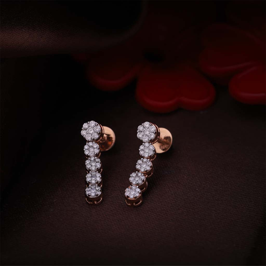 18k Real Diamond Earring JG-1901-3173
