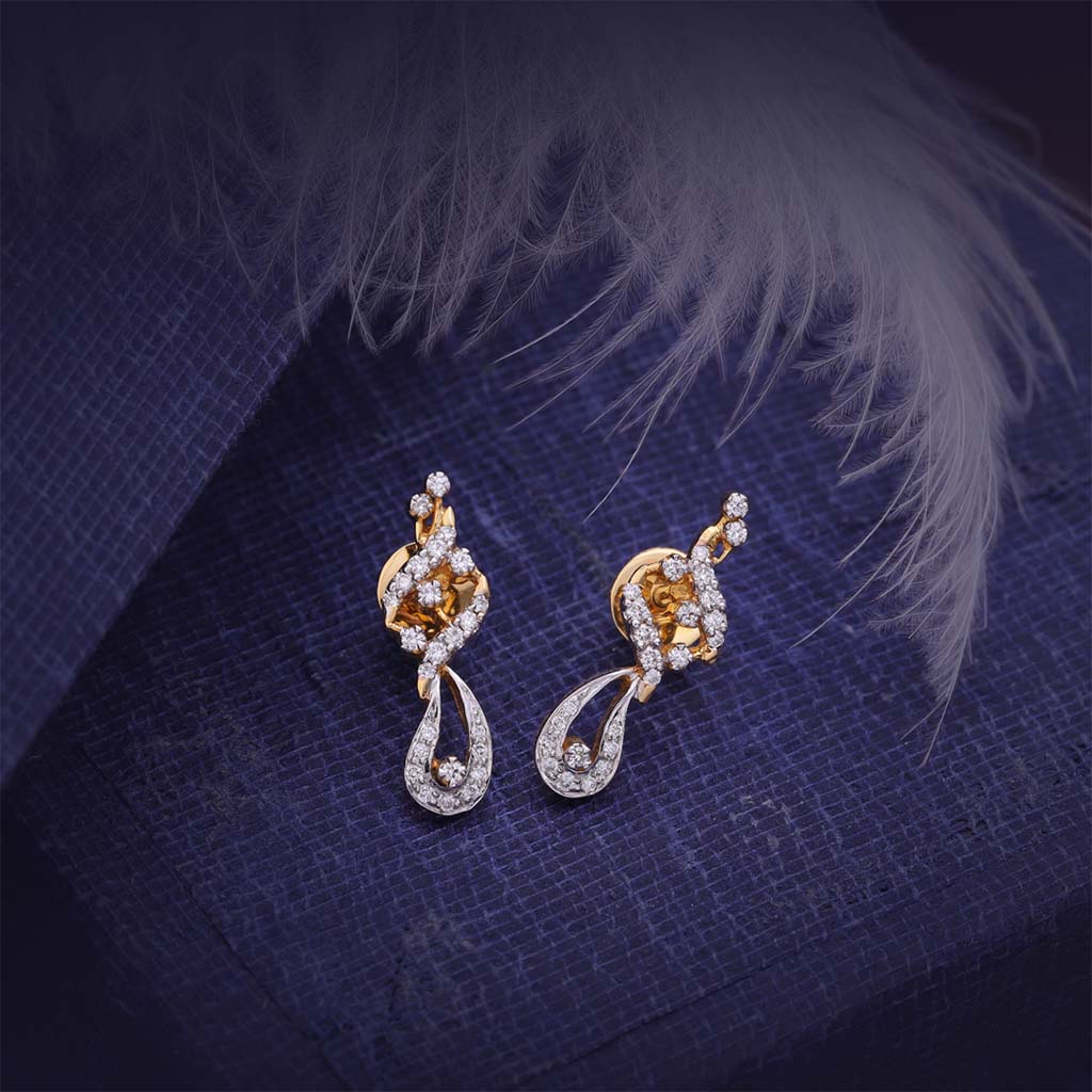 18k Real Diamond Earring JG-1901-3175