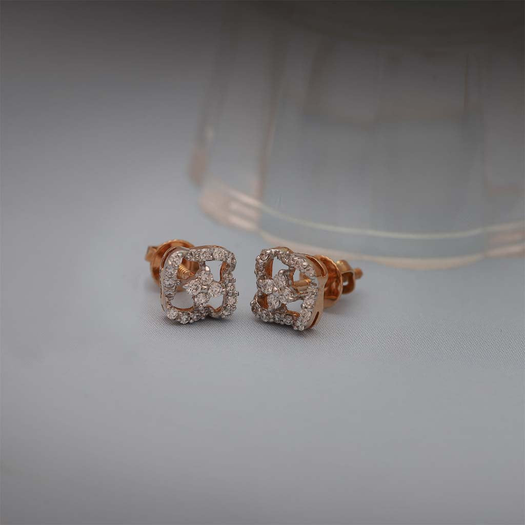 18k Real Diamond Earring JG-1902-3189