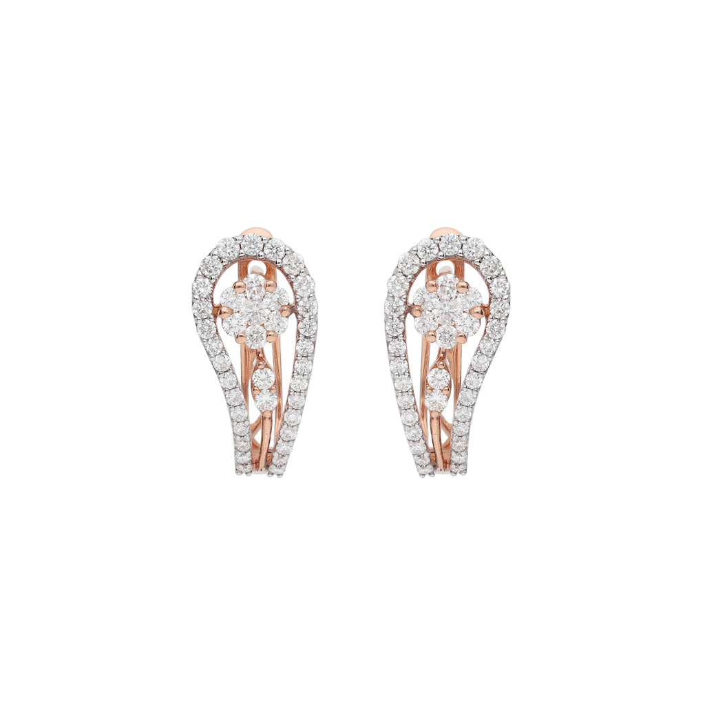 18k Real Diamond Earring JG-1902-3467