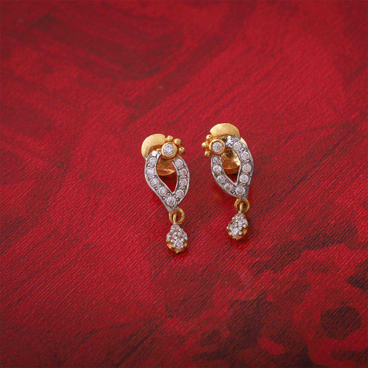 22k Gemstone Earring JG-1903-2372