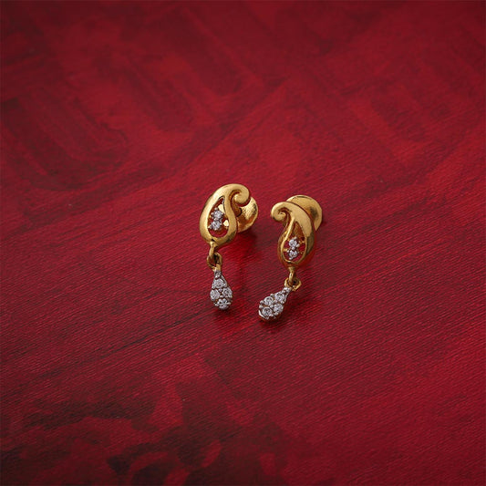 22k Gemstone Earring JG-1903-2373