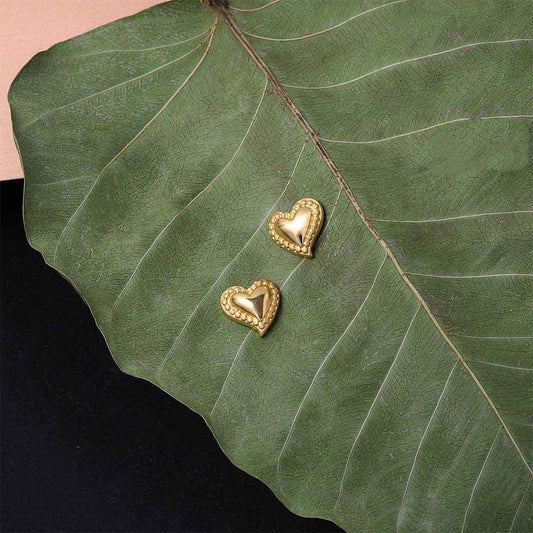 22k Plain Gold Earring JG-1903-2382