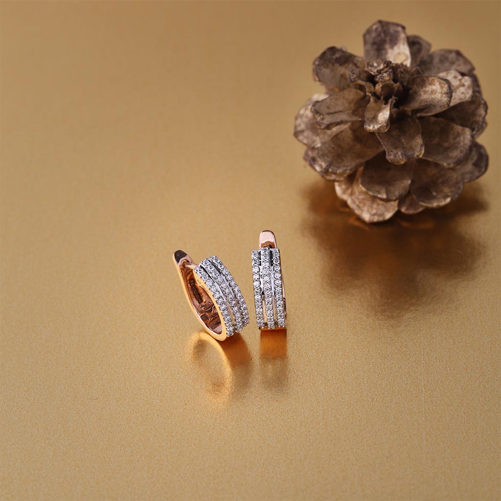 18k Real Diamond Earring JG-1904-2433
