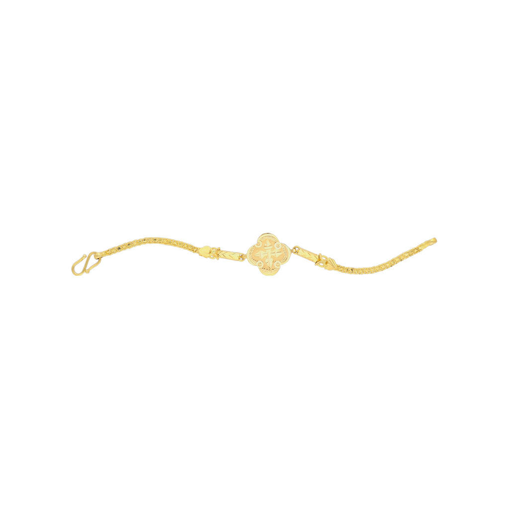22k Plain Gold Bracelet JG-1905-2692