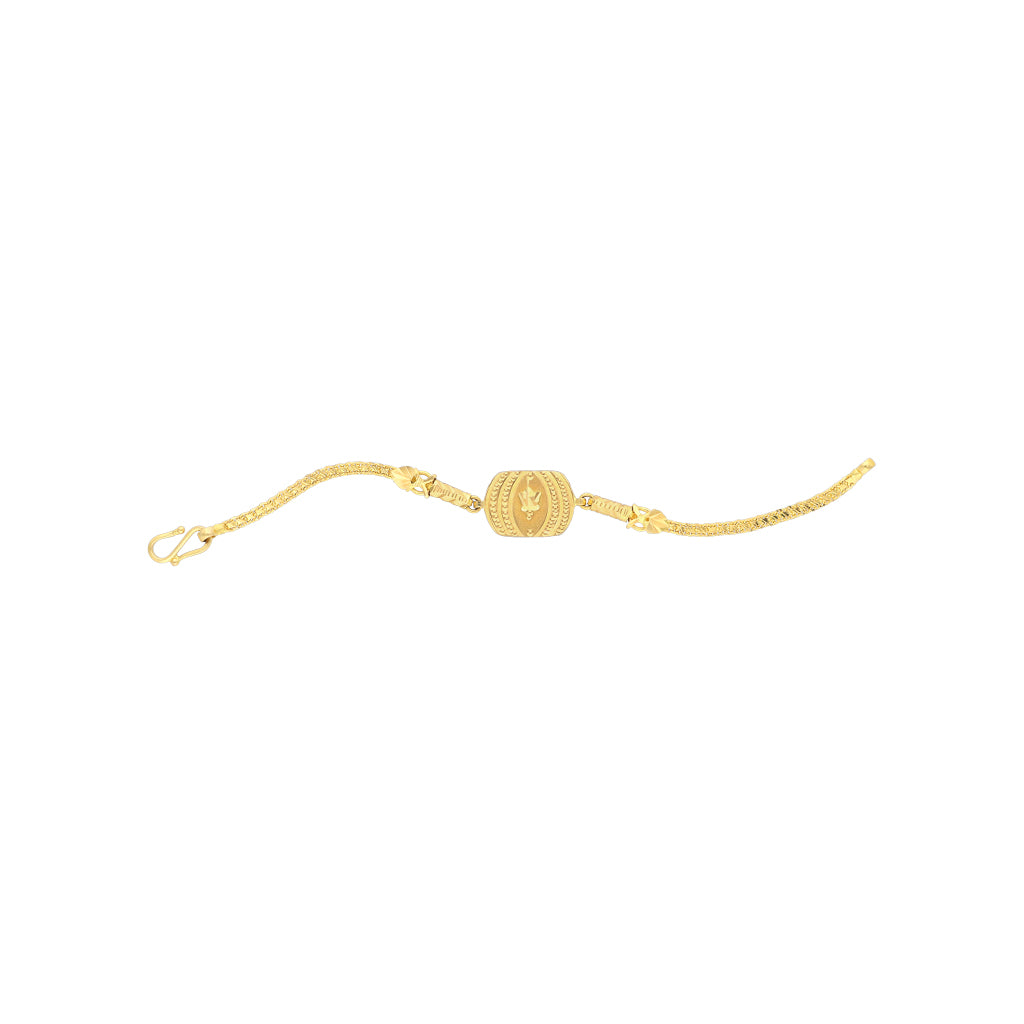 22k Plain Gold Bracelet JG-1905-2693