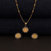 22k Plain Gold Necklace Set JG-1907-2977
