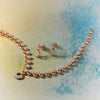 18k Gemstone Necklace Set JG-1907-2990