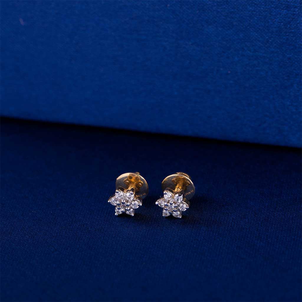 18k Real Diamond Earring JG-1907-3914