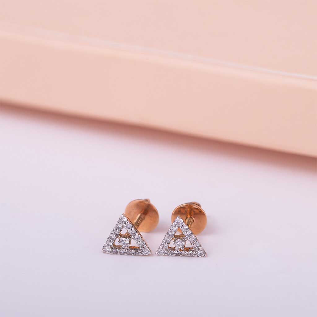 18k Real Diamond Earring JG-1907-3918