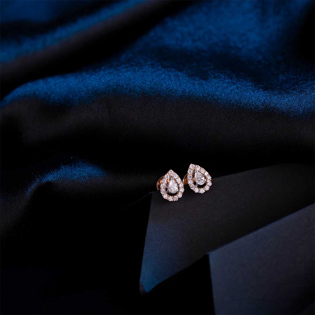 18k Real Diamond Earring JG-1907-3926