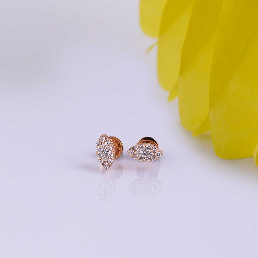 18k Real Diamond Earring JG-1907-3929