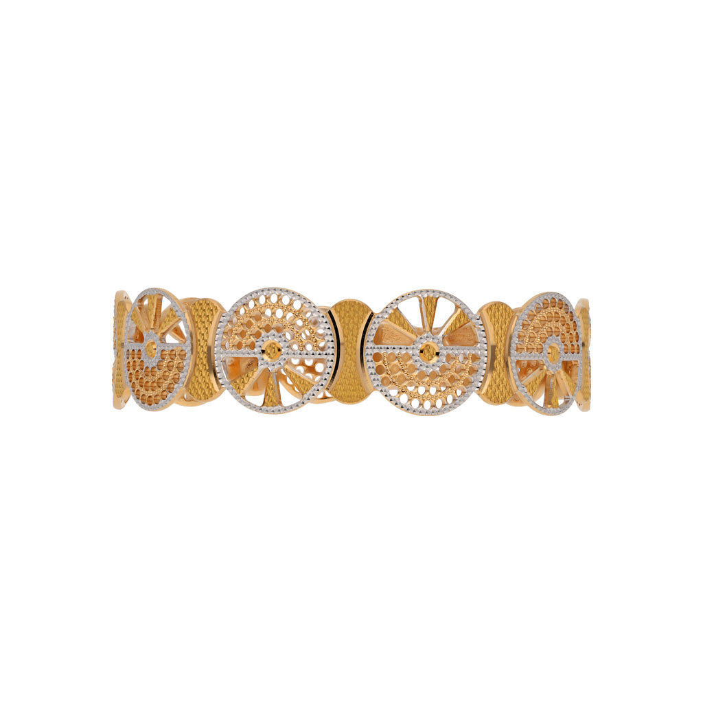 22k Plain Gold Bracelet JG-1911-00704