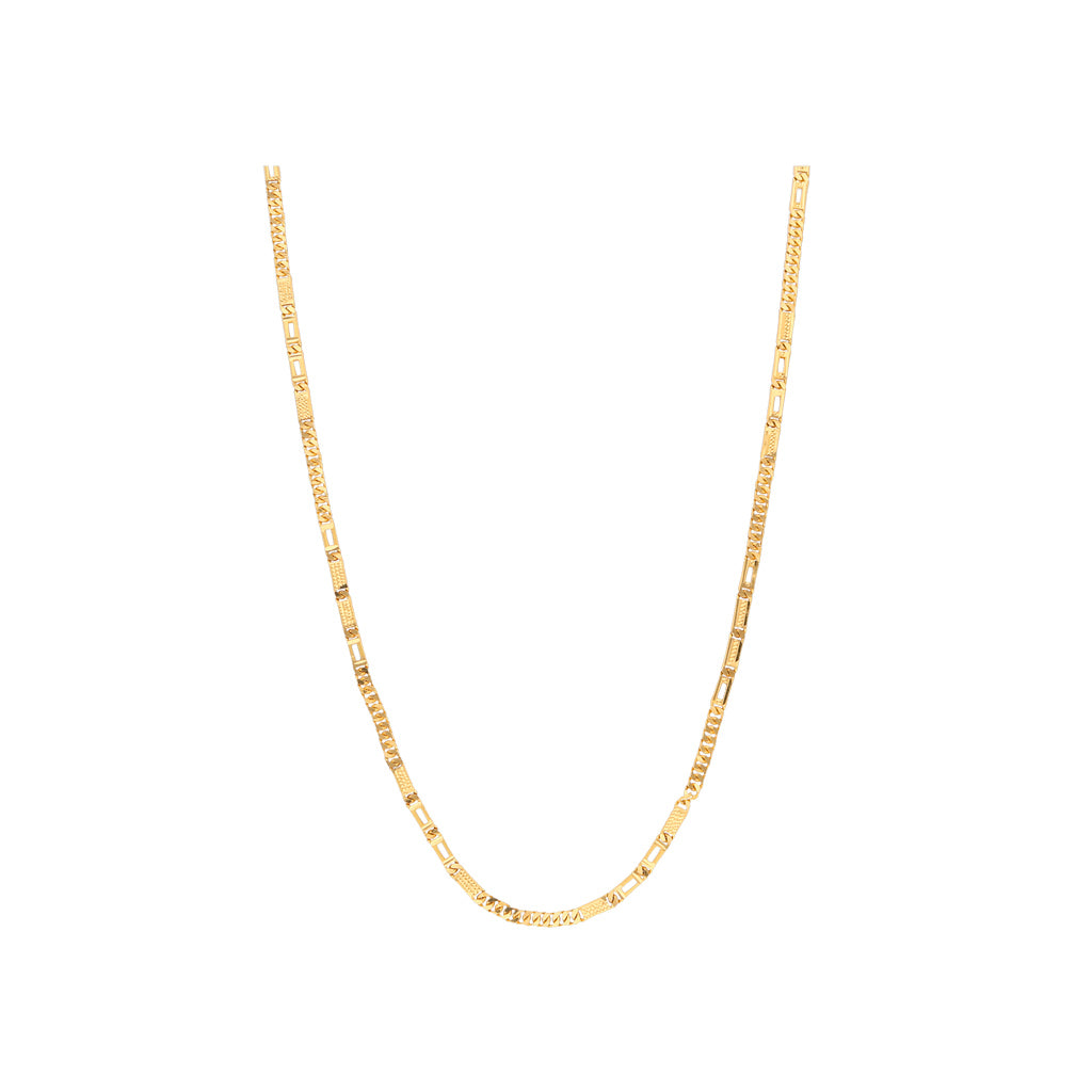 22k Plain Gold Chain JG-1911-00776