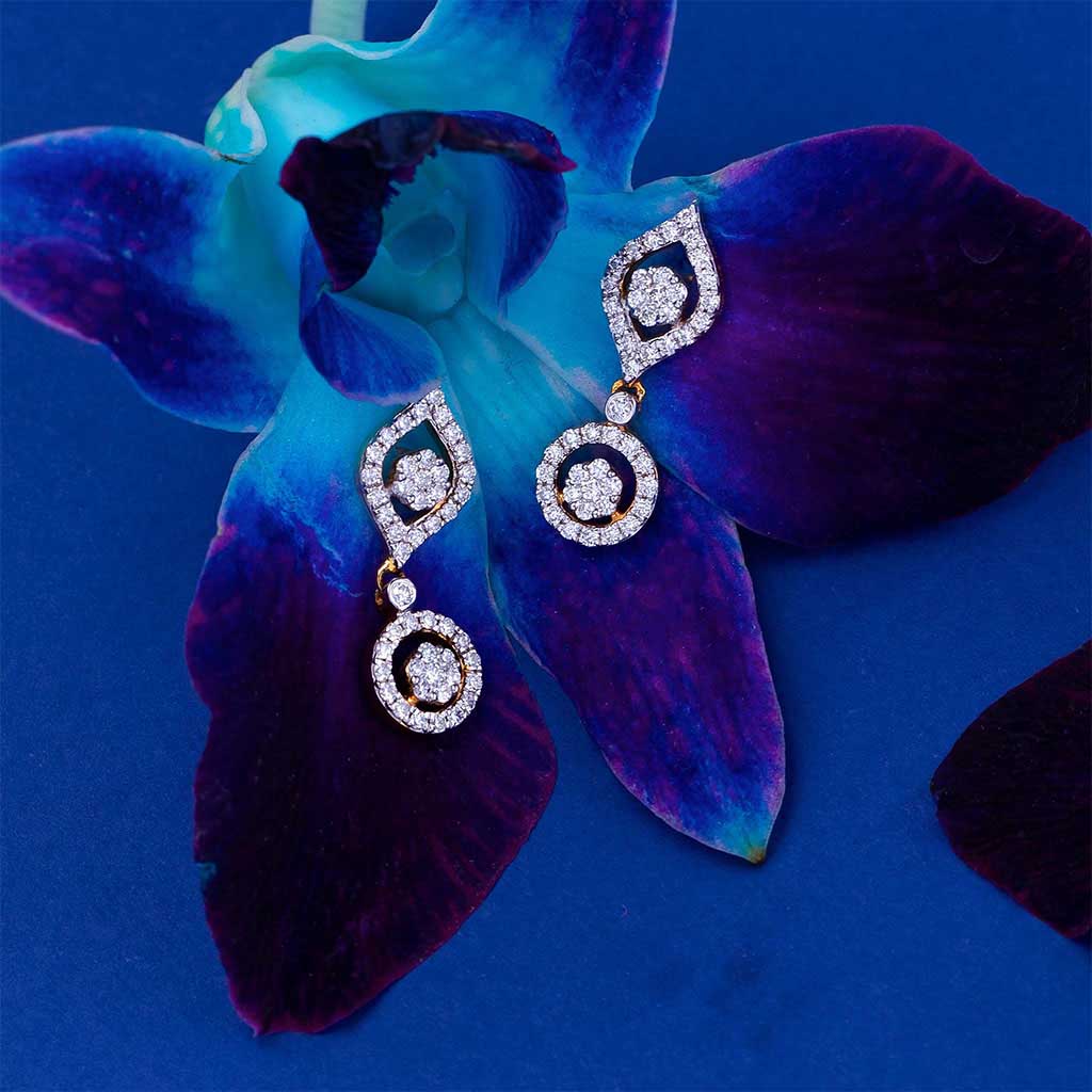 18k Real Diamond Earring JG-1911-00891