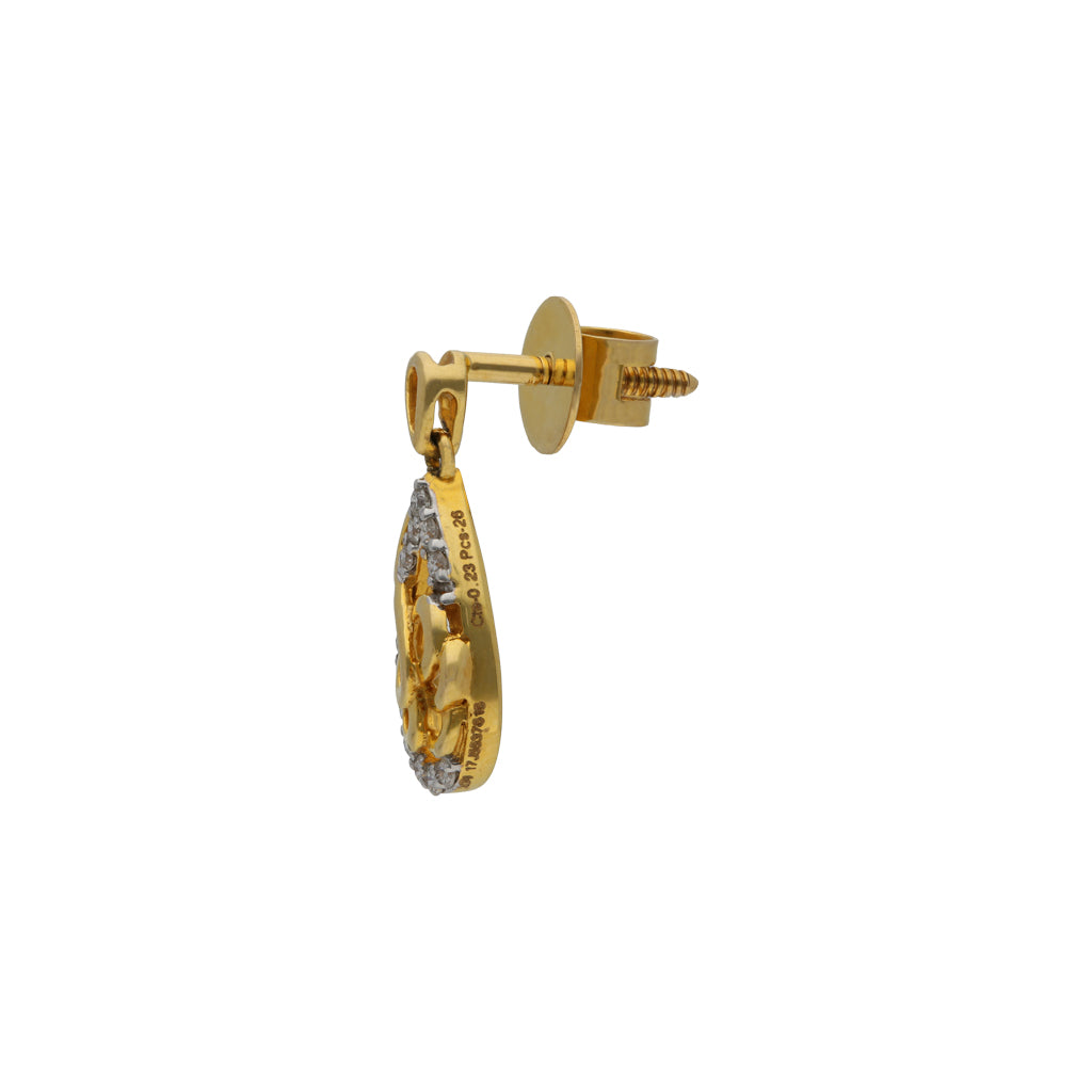 18k Real Diamond Earring JG-2006-02678