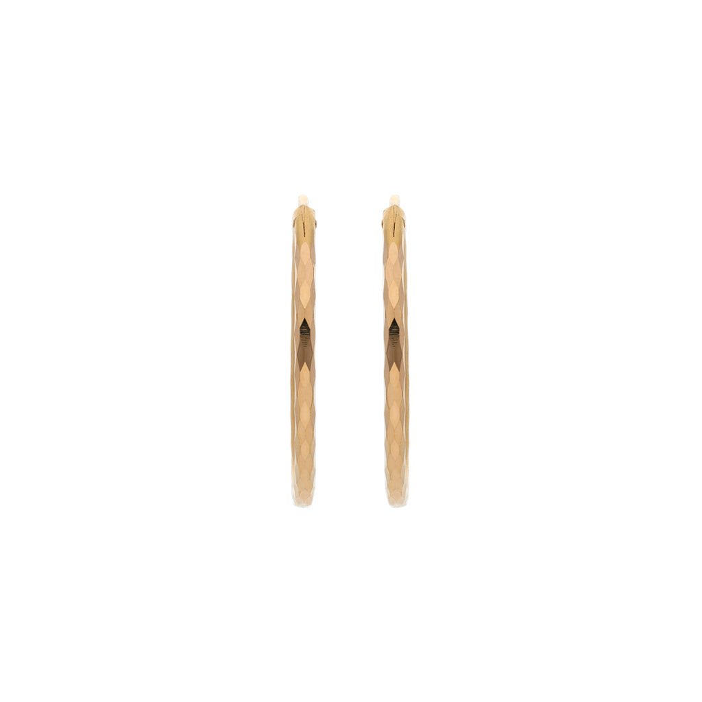 22k Plain Gold Earring JG-2006-02749