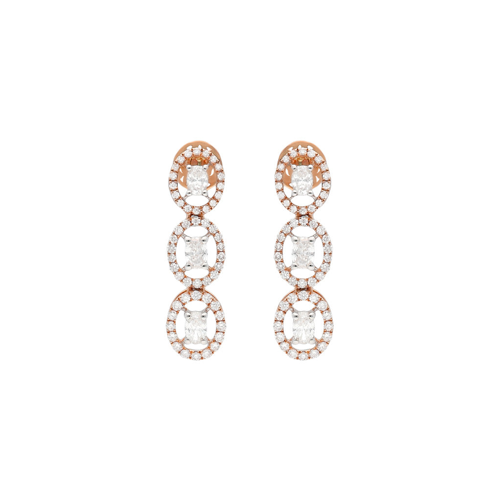 18k Real Diamond Earring JG-2012-03579